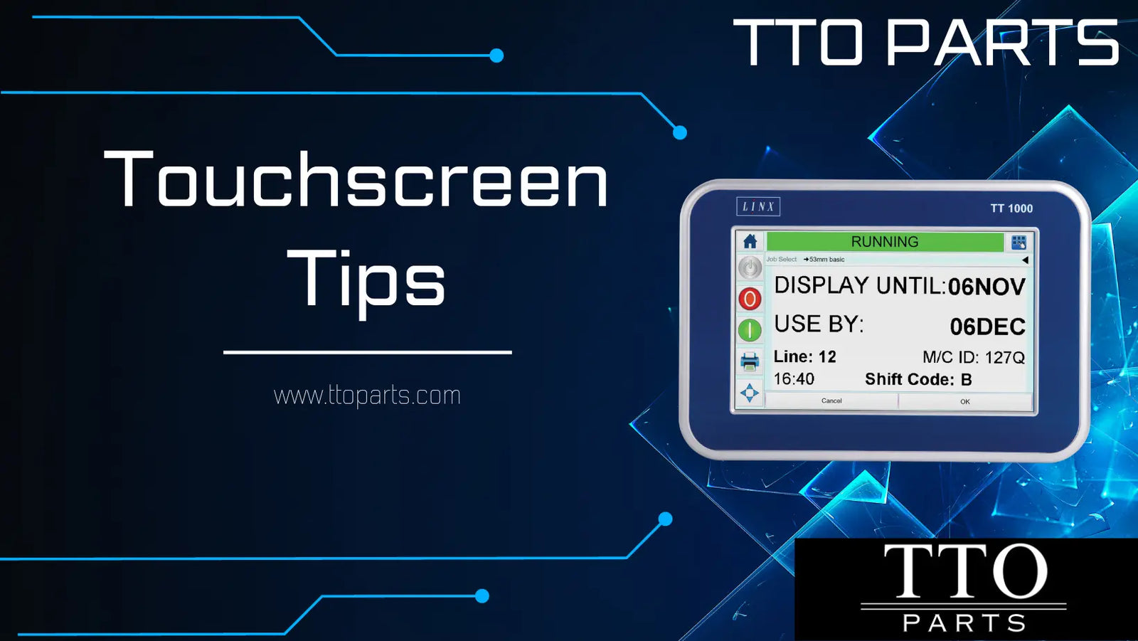 Videojet 6530 6420 Touchscreens LCD Issues