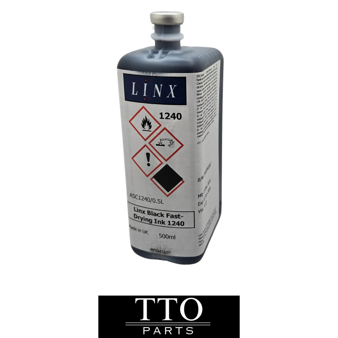 FAC1240 - Linx 8900 CIJ Black INK Fast Dry TTOParts.com