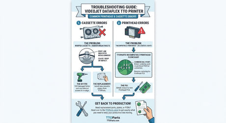 Troubleshooting Videojet Dataflex: Incompatible Printhead & Cassette Errors