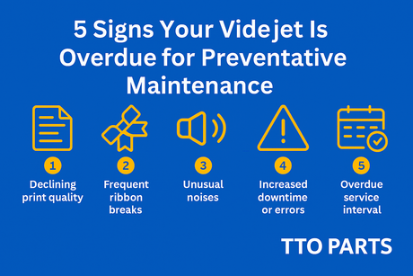 5 Signs Your Videojet 6530 Is Overdue for Preventative Maintenance