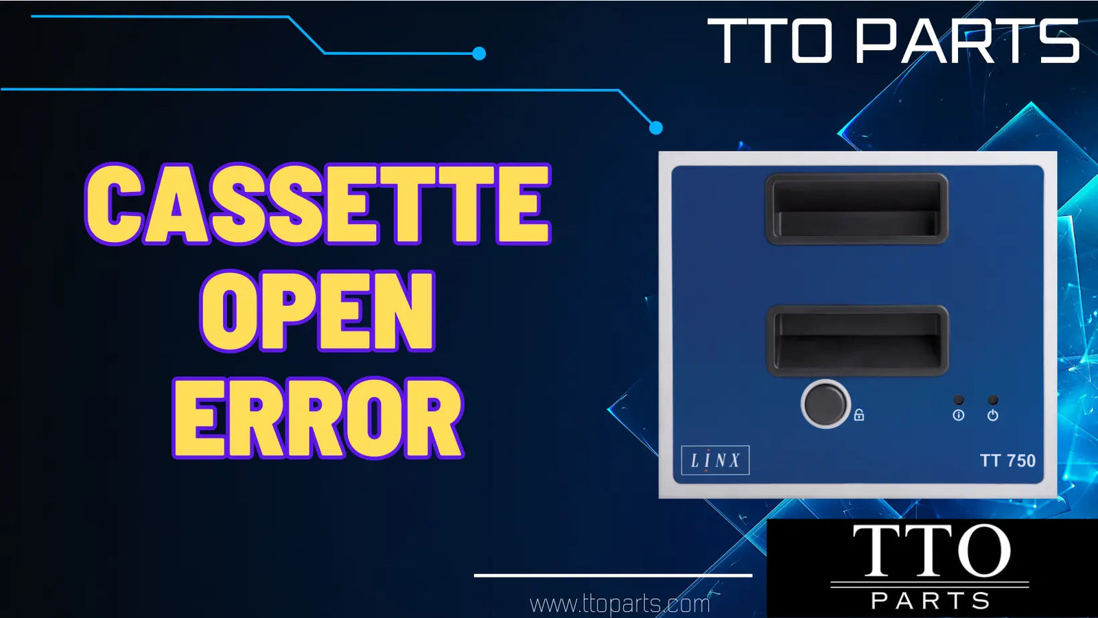 Troubleshooting the "Cassette Open" Error in Videojet 6530 and 6420 TTO Printers E3202