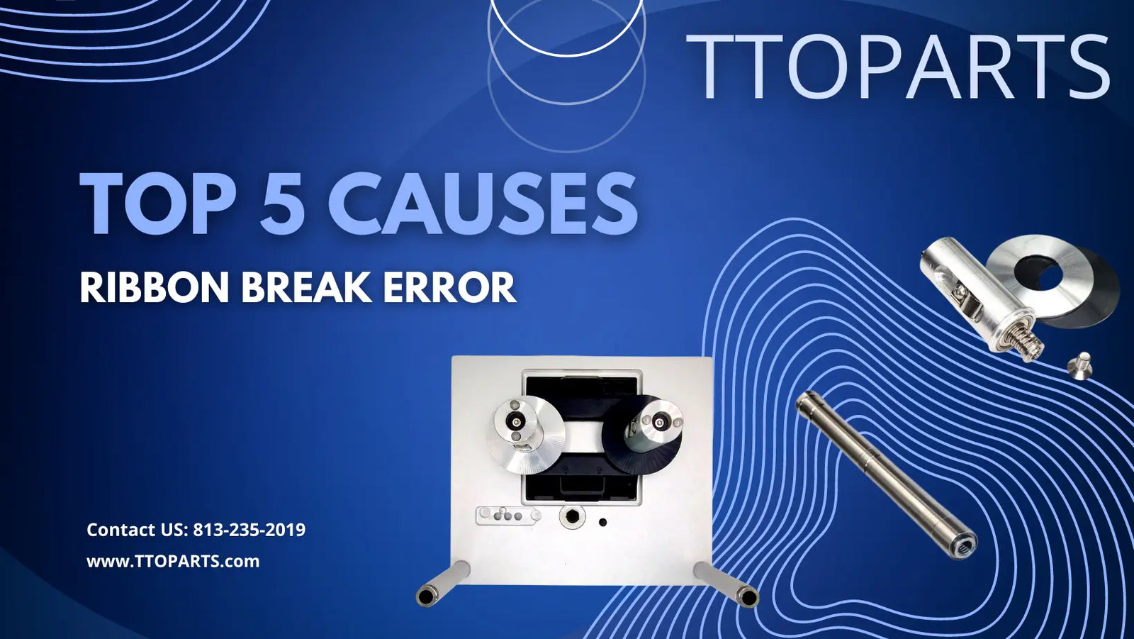 TTOParts Top 5 causes of ribbon break error Videojet 6530 Videojet 6330 Videojet 6420