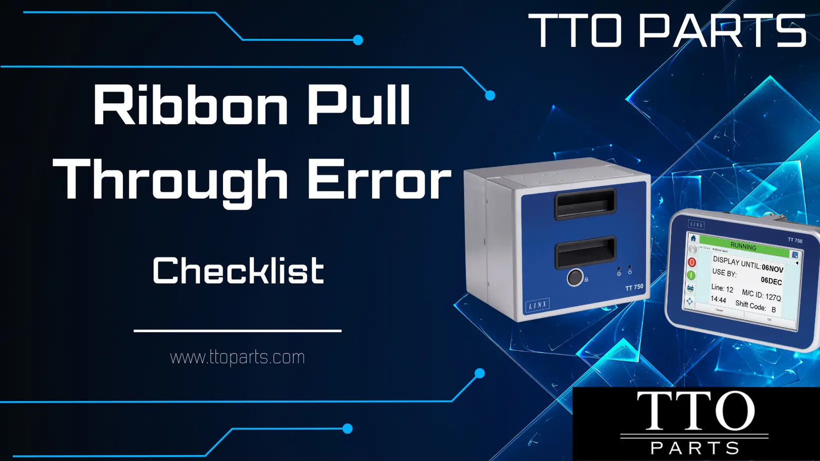 Troubleshooting the E3206 Ribbon Pull-Through on Videojet or Linx Printers